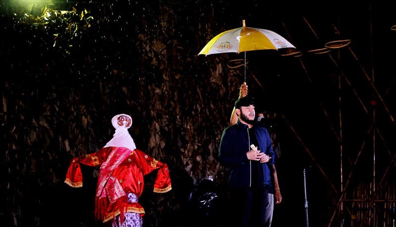 Walikota Padang Panjang saat Festival Ritual digelar.