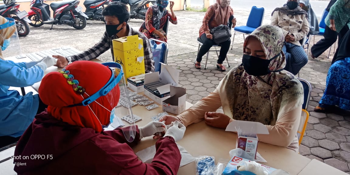 Rapid test bagi PTPS Kota Pariaman