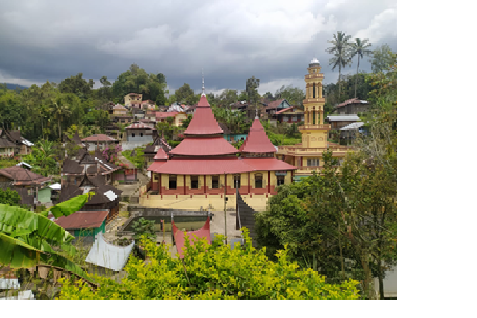 Masjid Tuo Pariangan berada Di Tanah Datar, Sumatera Barat