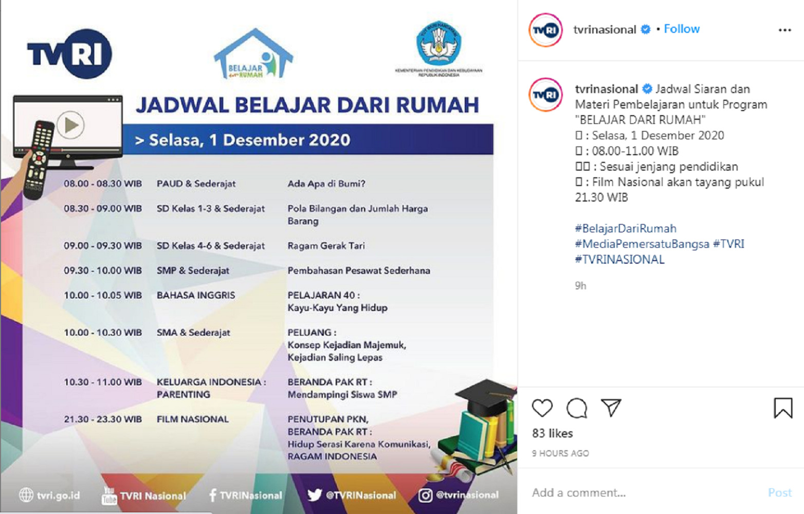 foto : https://www.instagram.com/tvrinasional/