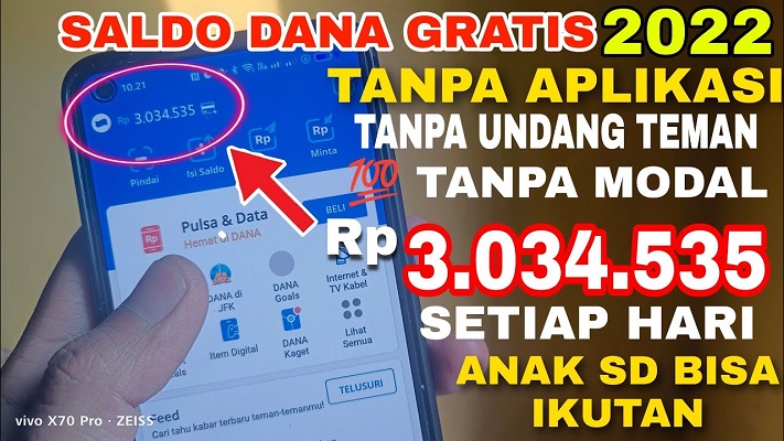 Dana Gratis Rp3.034.535 setiap Hari dari Aplikasi Penghasil Saldo Dana ini, Apk Penghasil Uang Terbaru