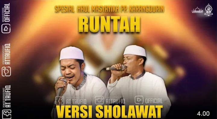 Runtah Versi Sholawat Majilis Attaufiq, Ahmad Tumbuk dan Fany Fauzan. (Foto: Youtube Majilis Attaufiq)