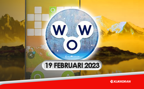 Jawaban Teka-teki Harian WOW 19 Februari 2023 Words Of Wonders (foto: klikkoran.com)