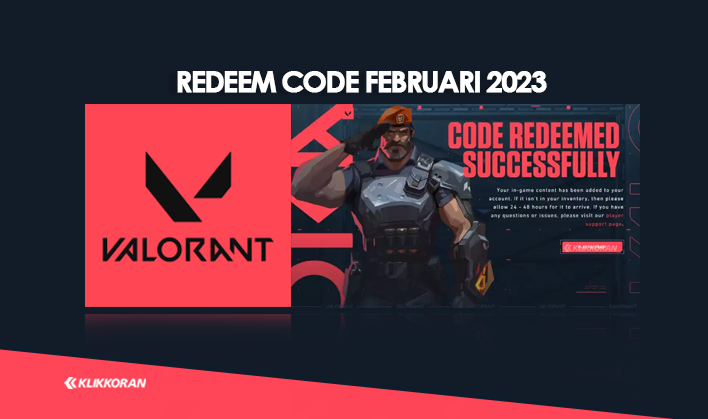 WORK! Kode Redeem Game Valorant Update Februari 2023Kode Redeem Valorant (foto: Riots Games)