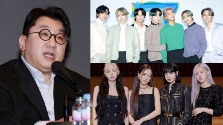 Bang Si Hyuk Mengakui BTS dan BLACKPINK Sebagai Grup K-Pop Teratas di Dunia, Netizen Korea Setuju! (Foto : Klikkoran.com)
