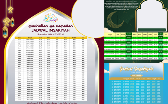 Download Imsakiyah Ramadhan 2023 PNG dengan Foto Sendiri