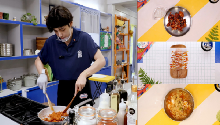 Fans Membahas Pertumbuhan Impresif V BTS dalam Memasak di 'Jinny's Kitchen' (Foto : Allkpop)