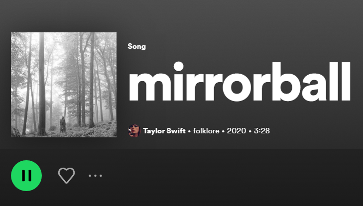 Arti dan Makna Lirik Lagu 'Mirrorball' by Taylor Swift tentang Tekanan Menjadi Public Figure (Foto: Spotify)