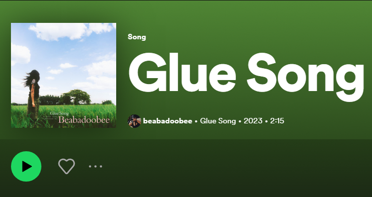 VIRAL! Inilah Makna Lirik Lagu Beabadoobee 'Glue Song' beserta Artinya dalam Bahasa Indonesia (Foto : Tangkap Layar Spotify)