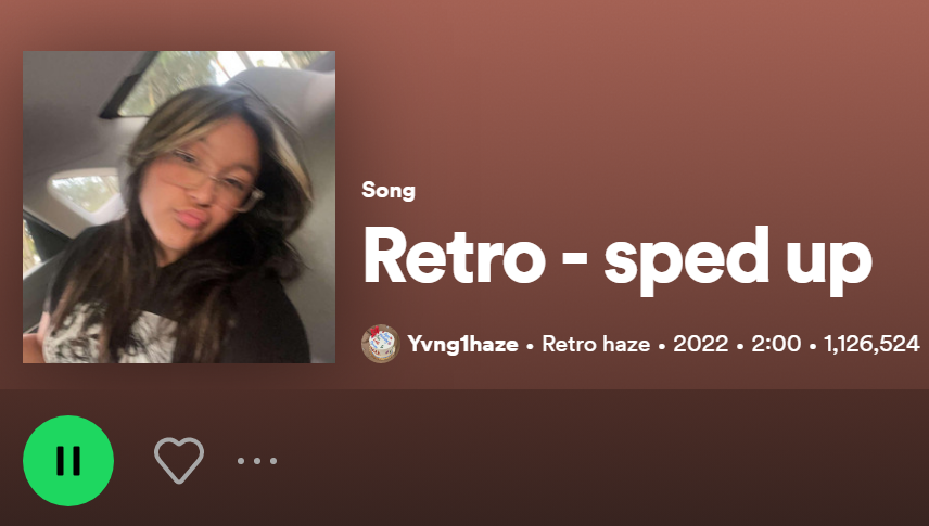 Arti Lagu Retro Speed Up by Yvng1haze Viral di TikTok, Makna dan Terjemahan Lirik Bahasa Indonesia (Foto: Tangkap Layar Spotify)