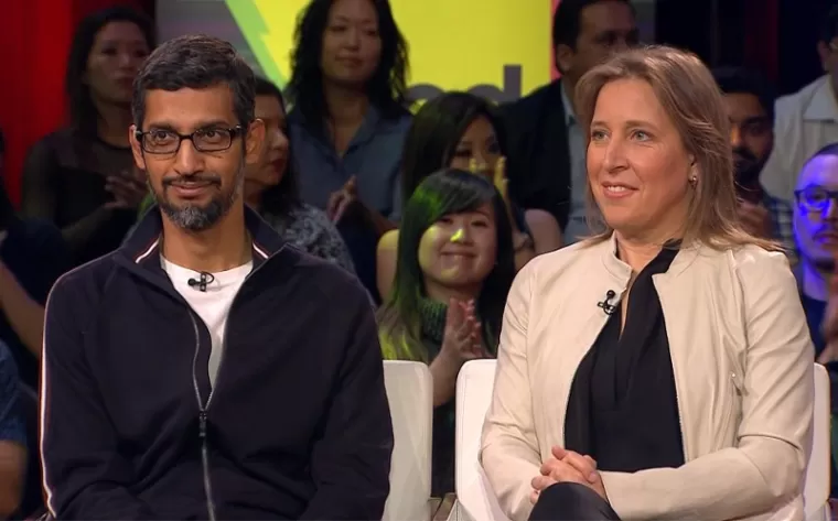 Sundar Pichai Susan Wojcicki (foto: NBC News)