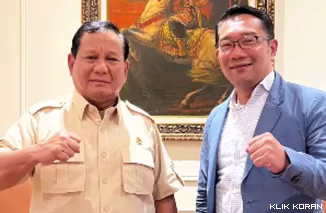 Ridwan Kamil dan Prabowo (foto: Instagram)