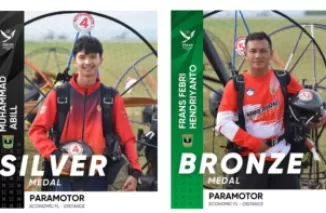 Peraih medali dari cabang paramotor