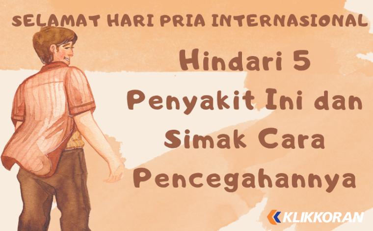 Ilustrasi 5 Penyakit yang sering diderita Pria (foto: Canva)