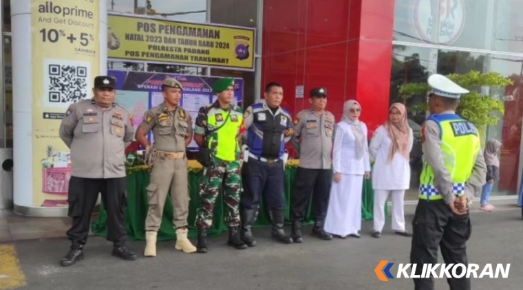 Pos pengamanan Nataru 2024 sudah mulai dibuka Satpol PP Kota Padang. (Foto: istimewa)