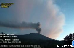 Erupsi Gunung Marapi. (Foto: Magma Indonesia)