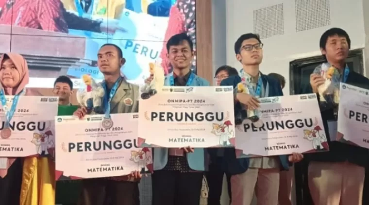 Mahasiswa UNRI Raih Perunggu Pada Ajang ON MIPA 2024