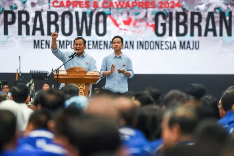 Prabowo-Gibran. (Foto: Kompas.com)