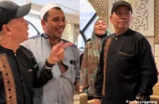 Jamaah Haji asal Malaysia diduga hina Indonesia, ayah Ayu Ting Ting meradang. (Foto: Bangkapos.com)