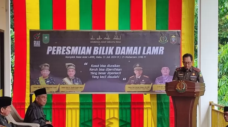 Resmikan Balai Adat LAMR, Begini Pesan Kajati Akmal Abbas