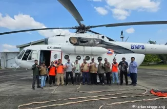 Enam Helikopter Siap Siaga Tanggulangi Karhutla di Riau