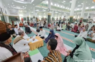 Lagi, Tiga Mualaf Sukses Bersyahadat di Masjid Agung Annur Pekanbaru