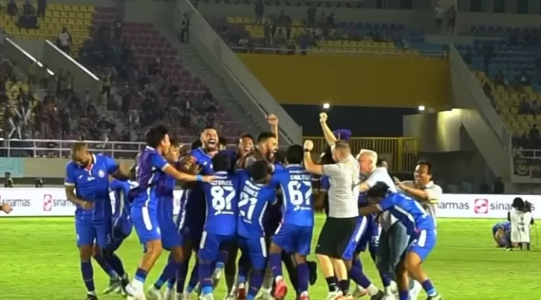 Menang Adu Penalti, Arema FC Kembali Raih Gelar Juara Piala Presiden