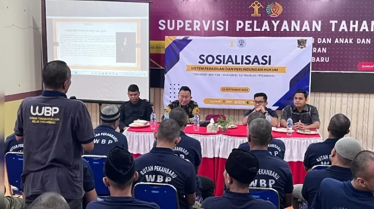 Tahanan di Rutan Pekanbaru Dapat Pembekalan Hukum, Praduga Tak Bersalah Jadi Sorotan