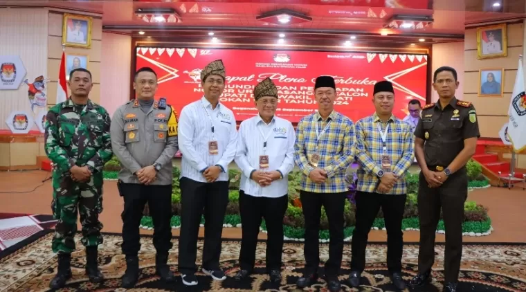 Kapolres Rohil Ikut Pantau Penetapan Nomor Urut Calon Bupati, Ini Hasilnya