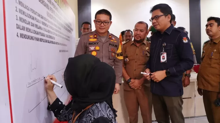 Sinergitas Tiga Pilar Jadi Kunci Kesuksesan Pilkada Damai di Negeri Seribu Kubah