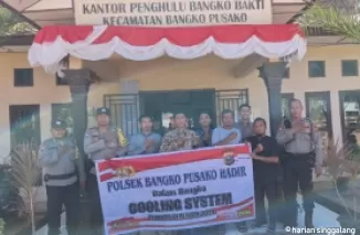 Polsek Bangko Pusako Gencarkan Sambang Warga Demi Pilkada 2024 yang Kondusif