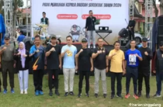 Sosialisasi Pemilihan Secara Tatap Muka Pilkada Tahun 2024,Ini Pesan Pj Bupati Kampar