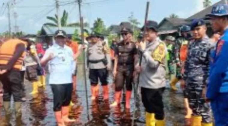 Banjir di Rokan Hilir, 12 Sekolah Terpaksa Diliburkan