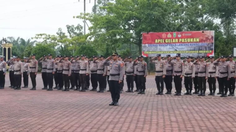 Kapolres Rohil Pimpin Upacara Hari Kesaktian Pancasila, Tekankan Pentingnya Cooling System di Pilkada