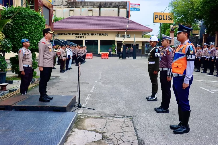 Tingkatkan Disiplin Lalu Lintas Jelang Pelantikan Presiden, Operasi Zebra Resmi Dimulai di Pekanbaru