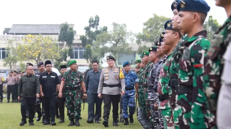 1.615 Personil Gabungan Dikerahkan ke Pelosok Riau Demi Wujudkan Pilkada Damai