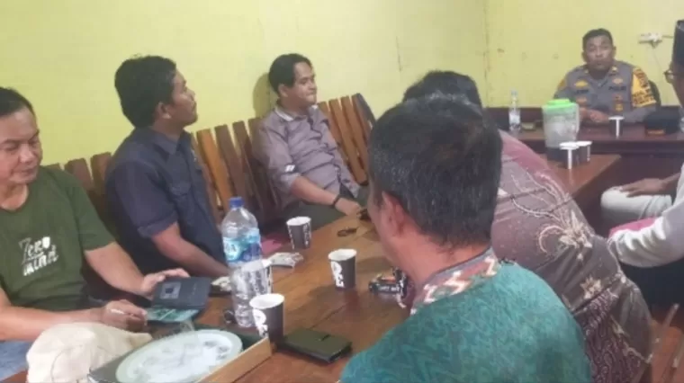 Datangi Pos Polisi Bangko Jaya, Begini Pesan Damai Kapolsek Iptu Awi Ruben