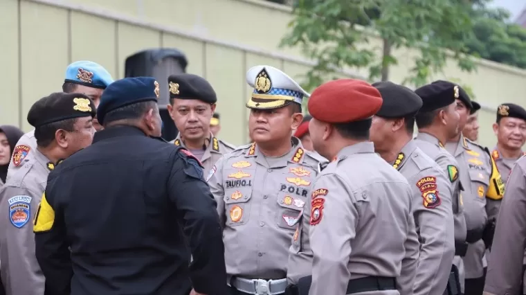 Dirlantas Polda Riau Ajak Personel Humanis Demi Pilkada Damai 2024