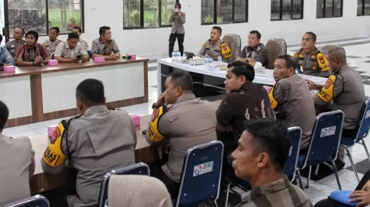 Dirreskrimsus Polda Riau Supervisi ke Bengkalis, Pastikan Kesiapan TPS dan Personel