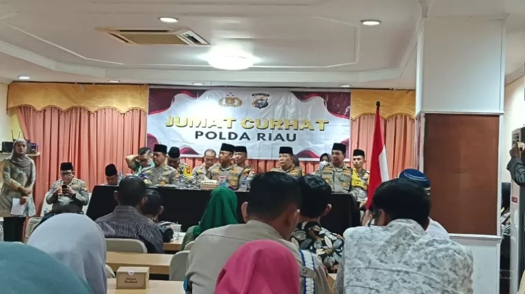 Jumat Curhat Ditlantas Polda Riau Jadi Ruang Dialog Warga Wujudkan Pilkada Damai