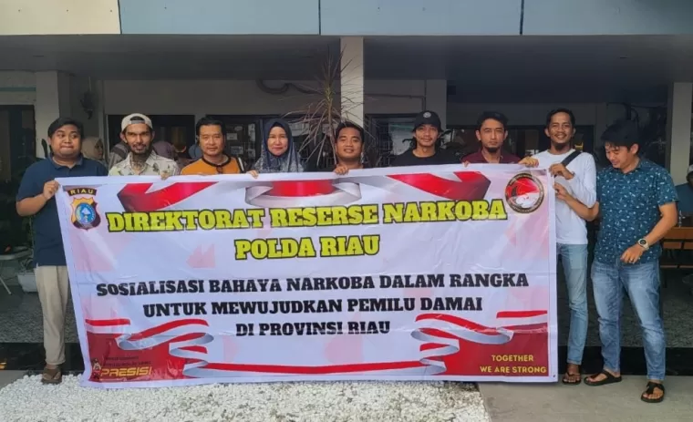 Kolaborasi Polda Riau dan Generasi Milenial: Sosialisasi Anti Narkoba dan Edukasi Pemilih dalam Menyambut Pilkada 2024