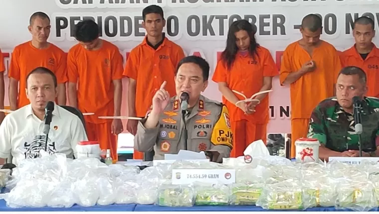 Kapolda Riau Tegaskan Komitmen Ciptakan Wilayah Bebas Narkoba