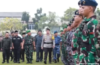 1.615 Personil Gabungan Dikerahkan ke Pelosok Riau Demi Wujudkan Pilkada Damai