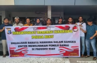 Kolaborasi Polda Riau dan Generasi Milenial: Sosialisasi Anti Narkoba dan Edukasi Pemilih dalam Menyambut Pilkada 2024