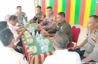 Lewat Rapat Koordinasi, Polsek Bangko Pusako Gencarkan Strategi untuk Wujudkan Pilkada Damai