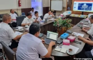 Pastikan Stabilitas Frekuensi, Ditreskrimsus Polda Riau dan Balai Monitor Bahas Pengawasan Pilkada 2024