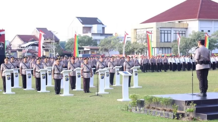 Kapolda Riau Pimpin Sertijab Wakapolda dan Sejumlah Pejabat Utama, Begini Pesanya!