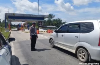 Tingkatkan Keselamatan, Ditlantas Polda Riau Aktif Gelar Patroli di Jalan Tol