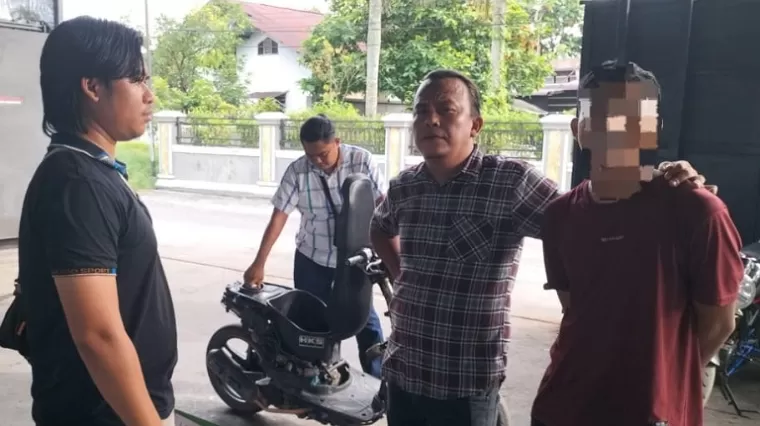 Pelaku Curanmor di Depan ATM ION Swalayan Pekanbaru Ditangkap, Dua Rekan DPO