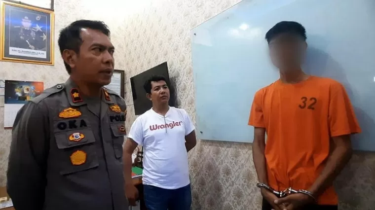 Residivis Penggelapan Motor Masuk Bui Usai Babak Belur Dihajar Massa di Pekanbaru